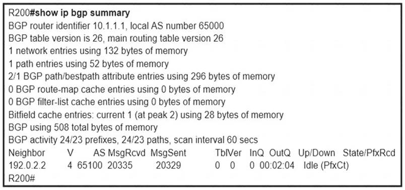 300-410 dumps exhibit