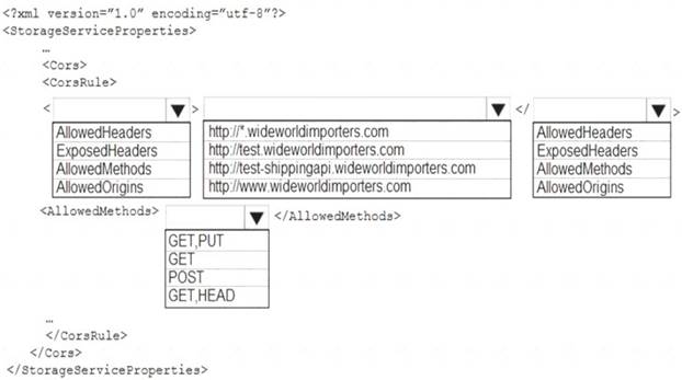 AZ-204 dumps exhibit