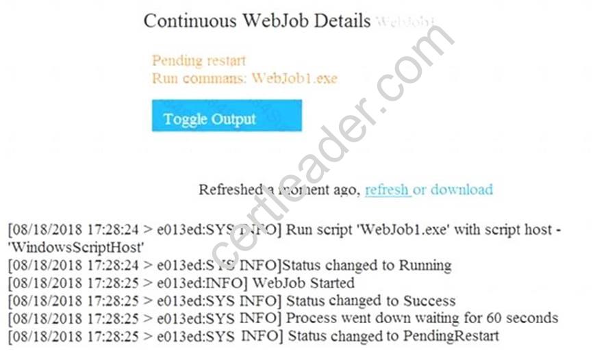 AZ-300 dumps exhibit