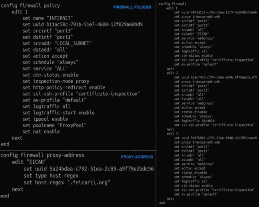 NSE4_FGT-7.0 dumps exhibit