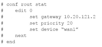 NSE7_EFW-6.4 dumps exhibit